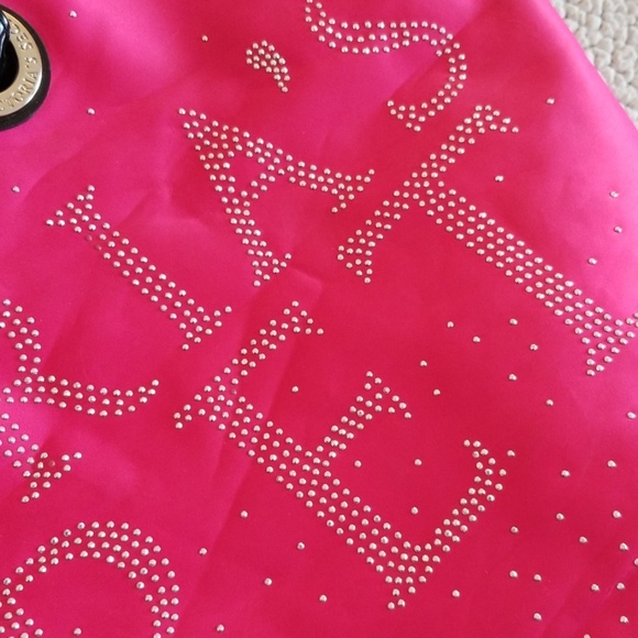 Large Victoria's Secret Pink Sparkle Logo Tote Bag - Picture 4 of 8